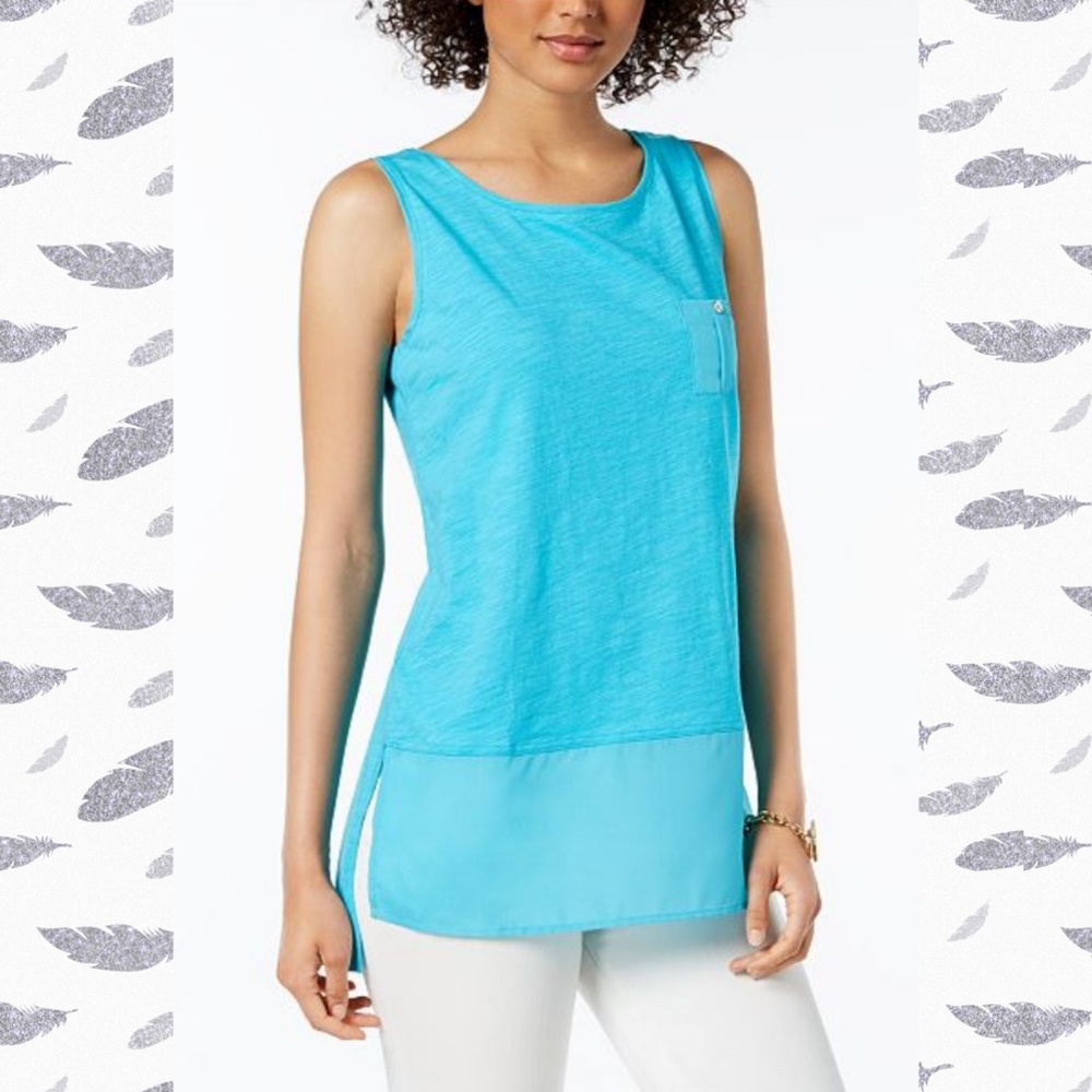 Tommy Hilfiger Blue Hawaii Top